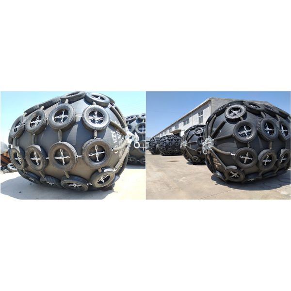 Yokohama Truck Tyre Nets Marine Boat Bumpers 2000mm Pneumatic Fender