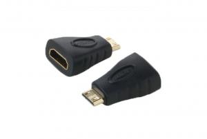 Quality QS AD005， Mini HDMI male to HDMI female Adapter, HDMI A to C adapter wholesale