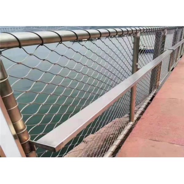 Oxidized Black Stainless Steel Cable Net 30mm*30mm Steel Wire Rope Net