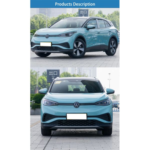 Modern 5 Seater Pure Electric SUV Volkswagen ID.4 X Electric Car with Autopilot