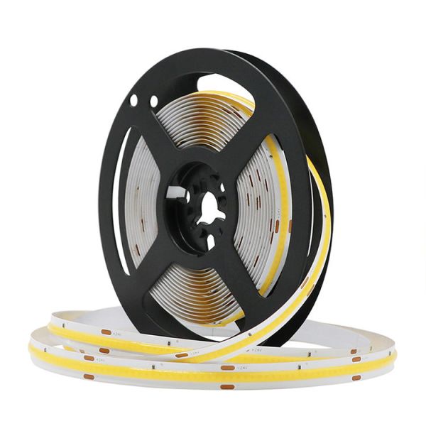 IP20 High Density 24v 10W CRI90 Dotless Flexible Cob Led Strip Lights For Home Decoration