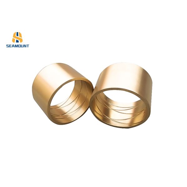 CNC Machined Thread Copper Bearing Tin Bronze Brass Sleeve Bushing