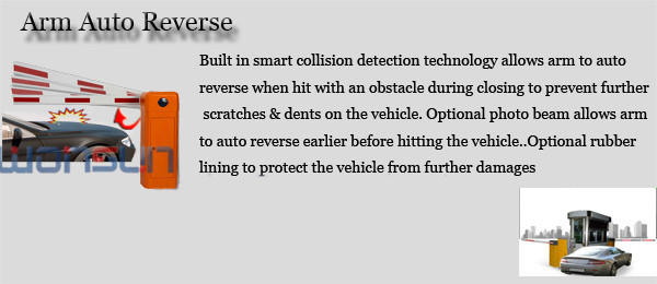Heavy Duty Security Arm Parking Barrier Gate for Access Control