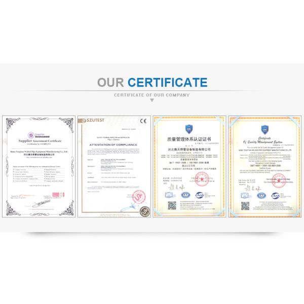 High Frequency Welded Pipe Mill for Carbon Steel Stainless Steel