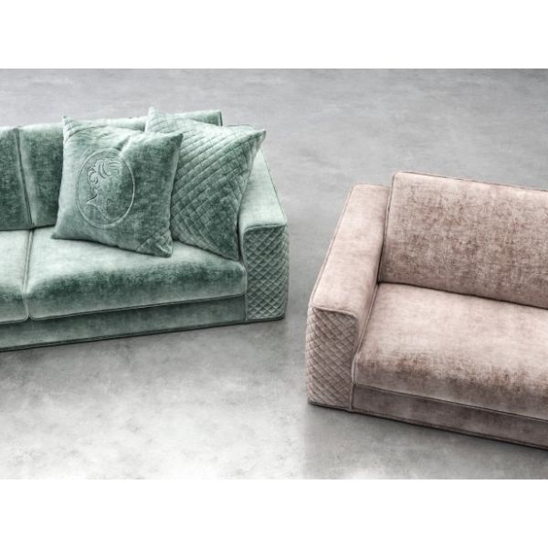 Commercial Hotel Reception Area Couches / Modern Lobby Sofa With Arm Support