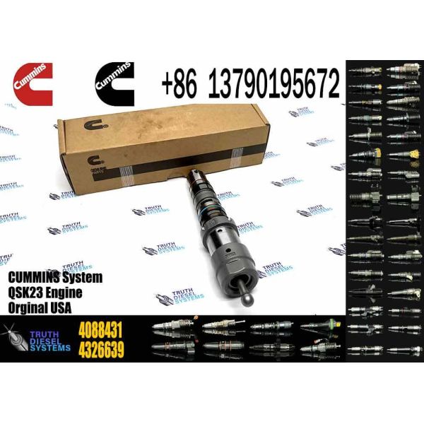 High Quality Diesel Engine Part Fuel Injector 4088431 4088429 for Cummins QSK23 QSK60 Engine