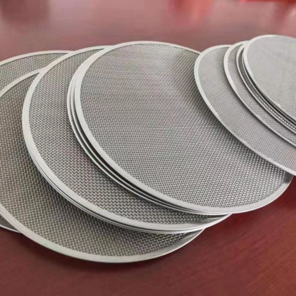 Covered Edge Stainless Steel Filter Mesh Fuel Supply Equipment Filter Discs