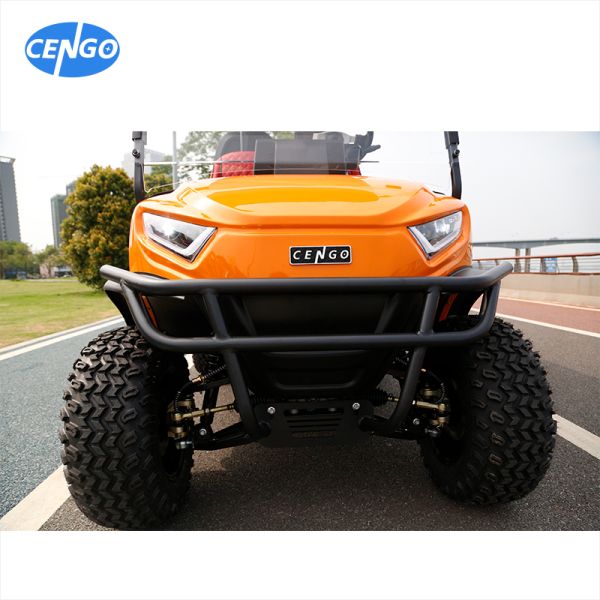 4 Wheel Electric Club Car Golf Cart Maximum Speed 30-50Km/h Electric Fuel Type Lifted 4 Passenger
