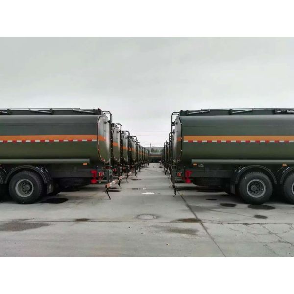 FUWA BPW Axle 27CBM Dump Draw Bar Trailer With 4 Axles Truck Performance