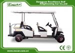 EXCAR 48V White 6 seater electric golf cart mini club car golf cart electric