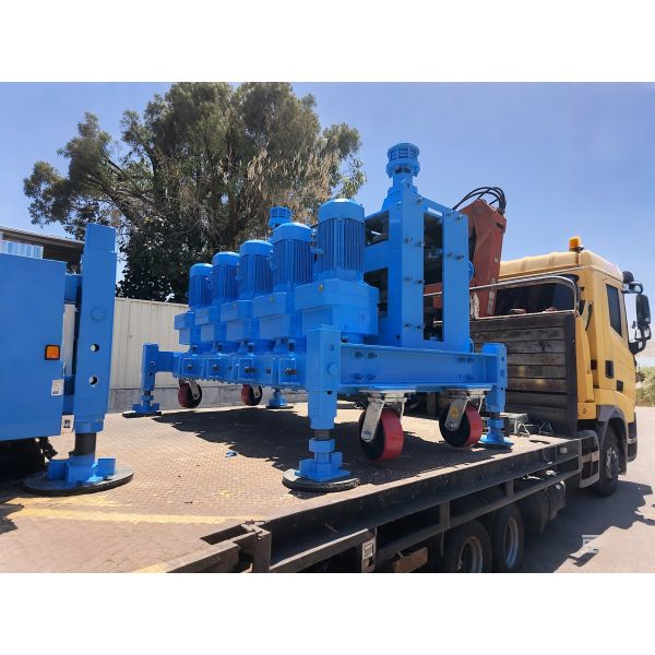 380V Large Diameter Spiral Silo Roll Forming Machine 3-5m/Min 495mm Width