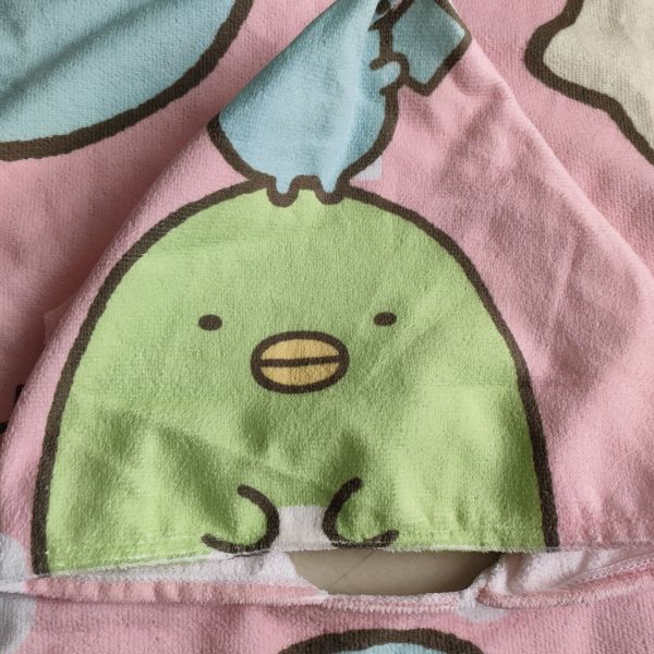 Hotsale round microfiber custom poncho towel kids printing beach tassel poncho beach towel