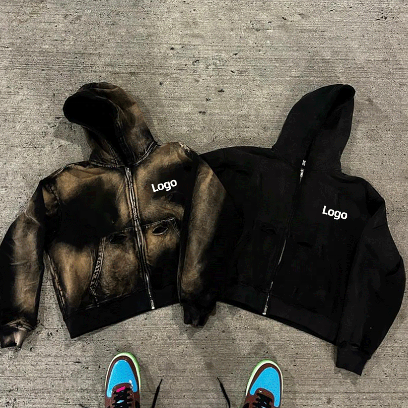 OEM Service Luxury Streetwear Graphic Hoodies Plain Acid Wash Hoodie Anti Pilling