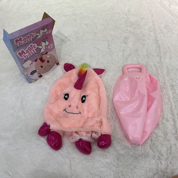 Plush Toy Ride on Animal Ball Hopping Bouncy Ball with Handles Inflatable PVC Diameter 20