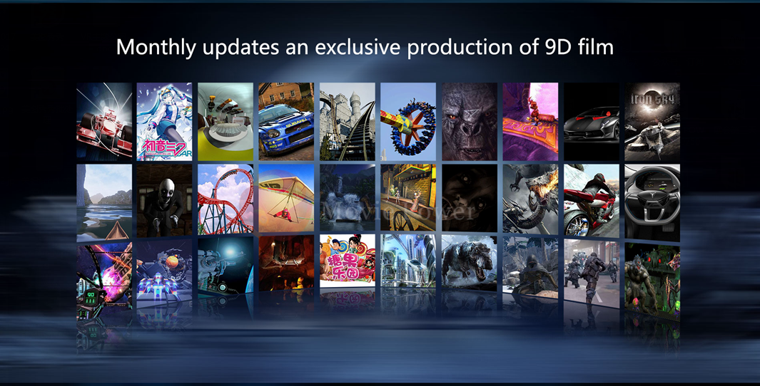 Home Theater System Dynamic 9D VR Cinema Virtual Room Simulator Motion Platform