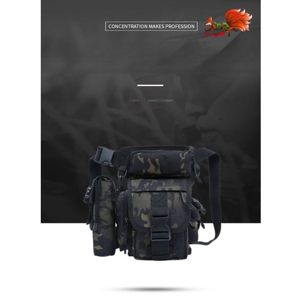 Outdoor Training Leg Bag Backpack For Camping 0.51kg/pc Physiological Curve Back