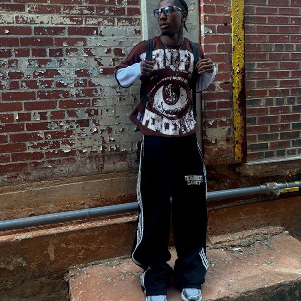 Breathable Streetwear Long Sleeve T Shirt Acid Wash Long Sleeve Tee Dtg Print Double Layer