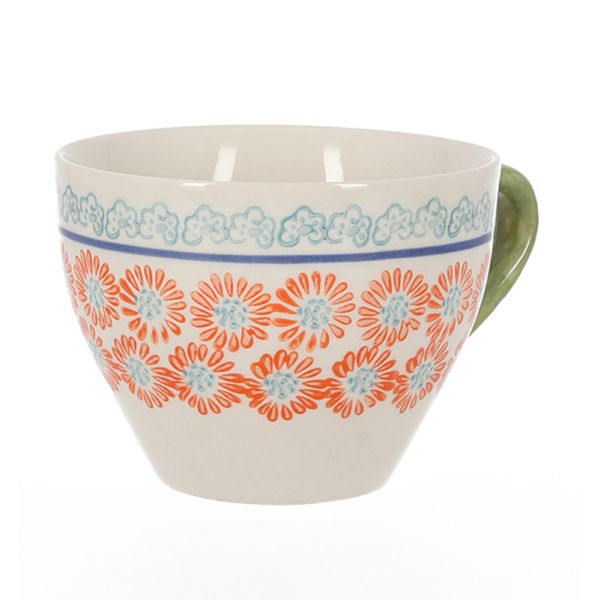 Hot sales chinese tea cup stoneware ceramic handpaint mug coffee cup tea mug gift mugs