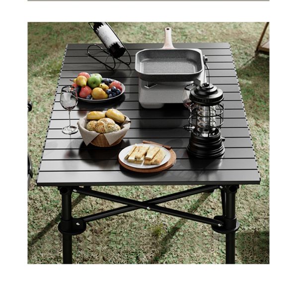 White version of portable outdoor table
