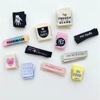 Customzied Shape White Kraft Paper Clothing Tags Biodegradable Logo Hang Tags