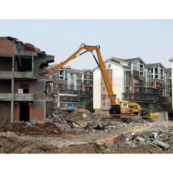 32m 35m Long Reach Demolition Boom Arm For Cat Hitachi Komatsu Sany