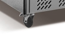 SS304 Countertop Pizza Prep Refrigerator Station 210W Antiwear