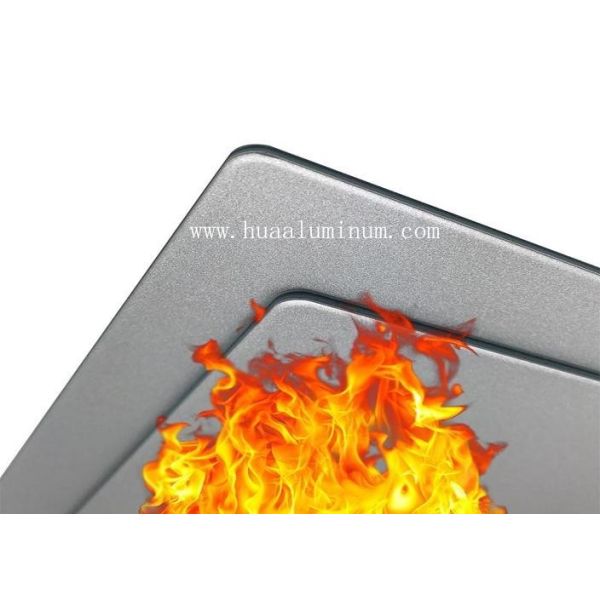 PVDF Coated Aluminum Composite Wall Panels , 1.22x2.44m ACP Sheet Fireproof