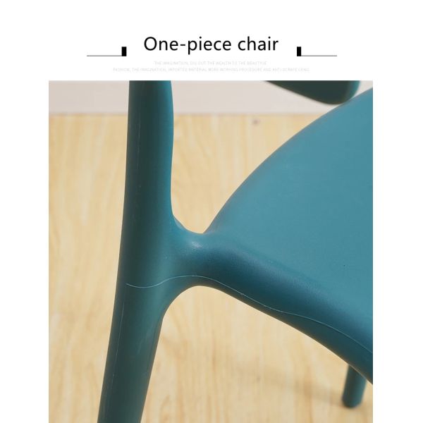 Color options of PP plastic dining chairs