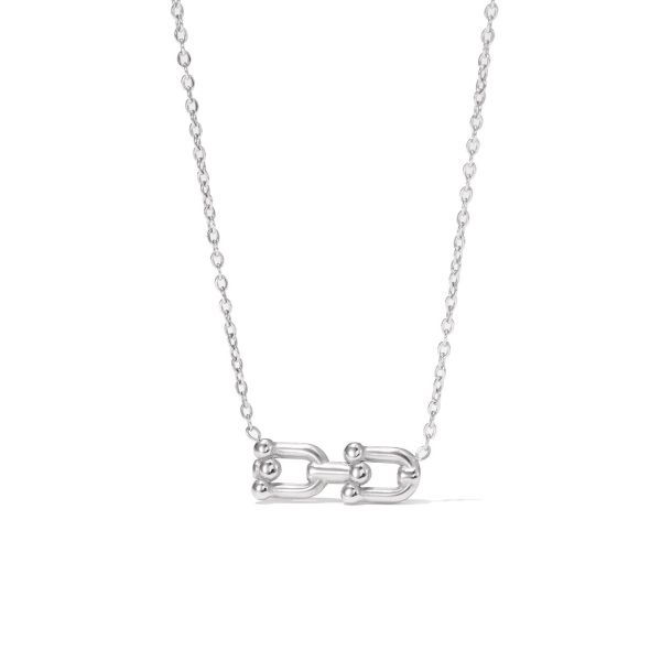 Stainless Steel Pendant Necklace for Women Retail