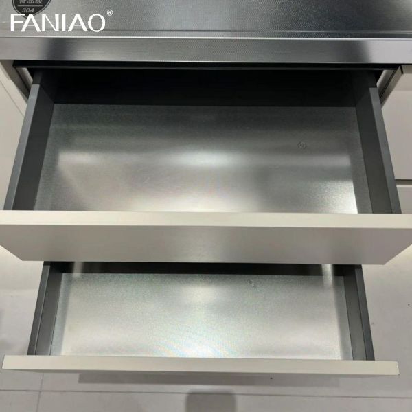 Customized Smart Design Modern Kitchen Cabinet White Color And Modular Storage Cabinet Unit