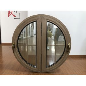 Powder Coating Aluminium Casement Windows Laminated EPDM Aluminium Flush Windows