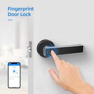 China Wifi Smartphone Apartment Door Locks Electronic Keyless Door Lock / Fingerprint Unlock Door Locks on sale