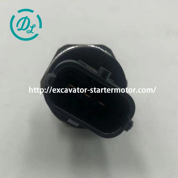 EexcavaStart Bosch Fuel Pressure Sensor 0281002364 0281006364 for Cummins 6D107 Engine