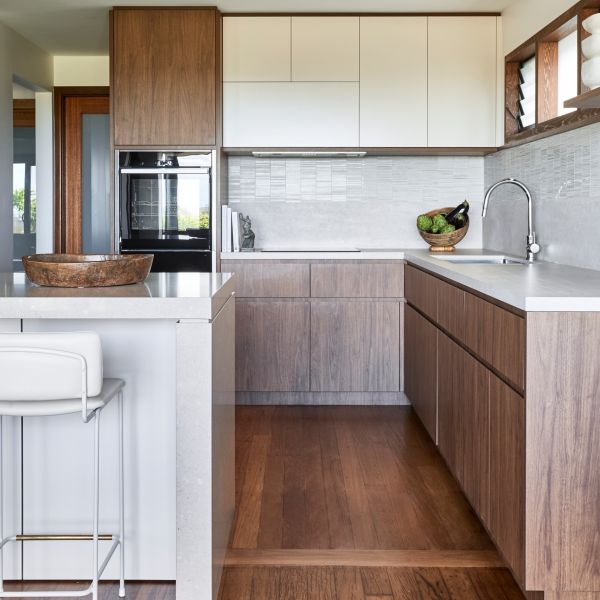 Durable OEM Melamine Kitchen Cabinet Wood Grain Modular Kitchen Sink Cabinet