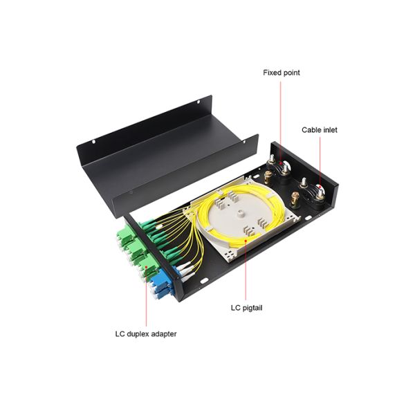 Desktop Type 8 Port Ftth Splitter Box With SC FC LC ST Pigtail