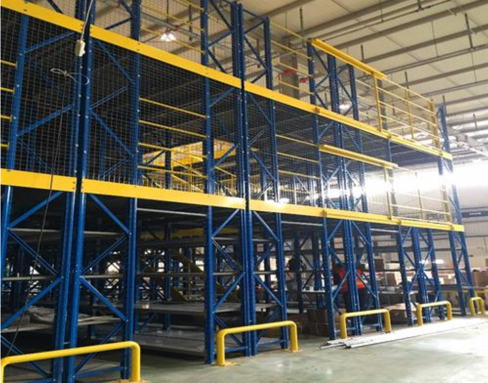 Steel Goods Rack Steel Structure Platform For High Warehouse Light Items
