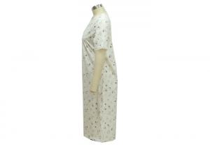 Quality Offwhite Female Night Dress Sleepwear , Women'S Cotton Knit Nightgowns Oversized wholesale
