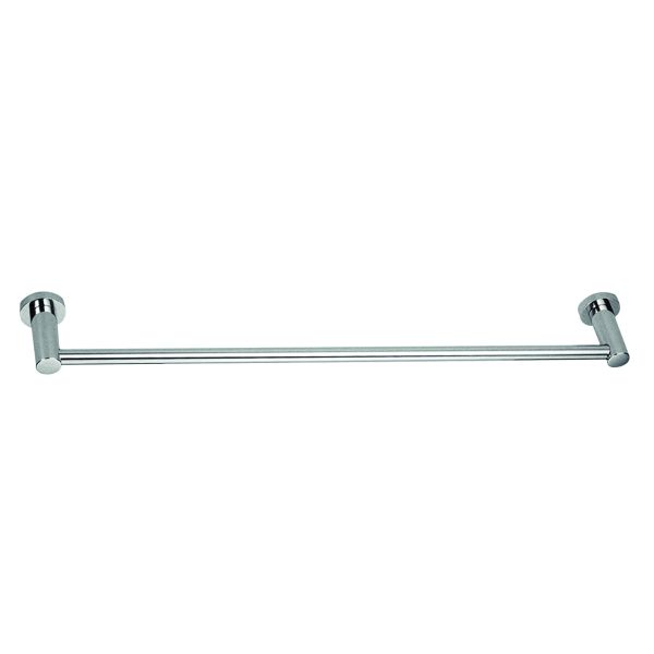 Hand Towel holder &Single towel rail 600mm Round & Chrome&Black 82208-600&Zinc+SS201 &Bathroom Accessories