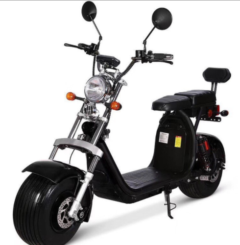 Mini Electric Moped Scooter Bike E Bike 72v 60km EEC COC Citycoco 1500w Fat Tire