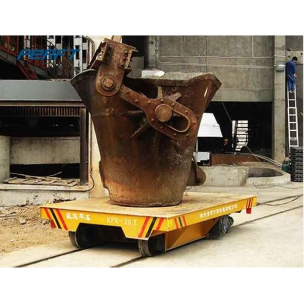 Steering 30t Customization Electric Transfer Cart Table Factory Use