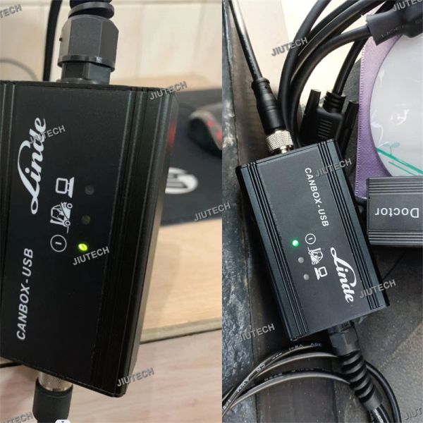 Forklift Linde Canbox Doctor Forklift Truck Diagnostic Tool Linde LSG Pathfinder Diagnosis Scanner and CF19 laptop