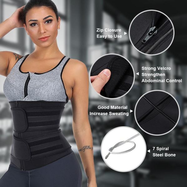 Neoprene Waist Trainer Belt for Effective Fat Burning and Compression in Regular Size