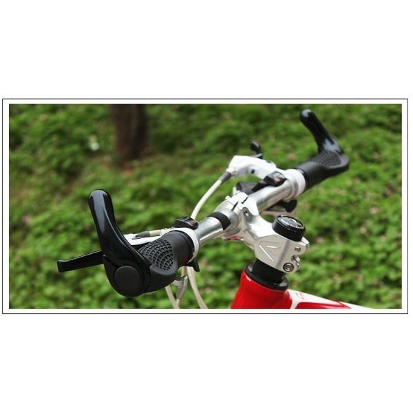 Lightweight Electric Bike Parts 225cm White Mountain Bike Grips