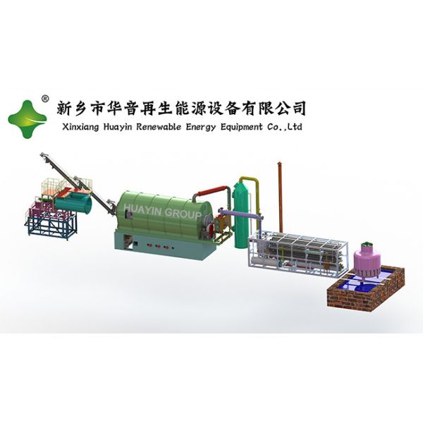Batch Type Waste Tyre Pyrolysis Plant 1 Ton To 15 Ton Tyre Oil Machine