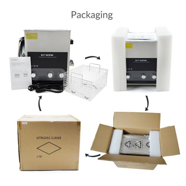 Multi - Frequency Parts Ultrasonic Cleaner Heated Soak Tank 13L 28kHz/40KHz