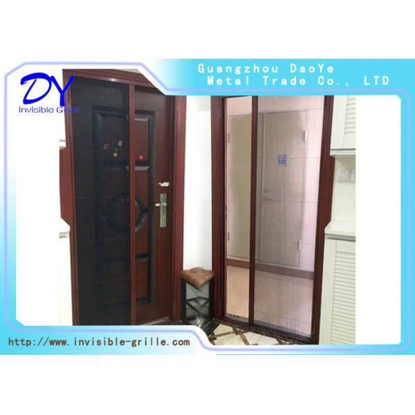 Horizontal Sliding 80CM Retractable Invisible Screen Door
