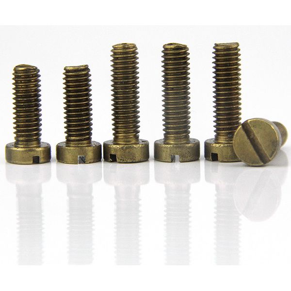 Brass Slotted Drive Fillister Head Machine Screws Brass Fillister Head Machine Screws