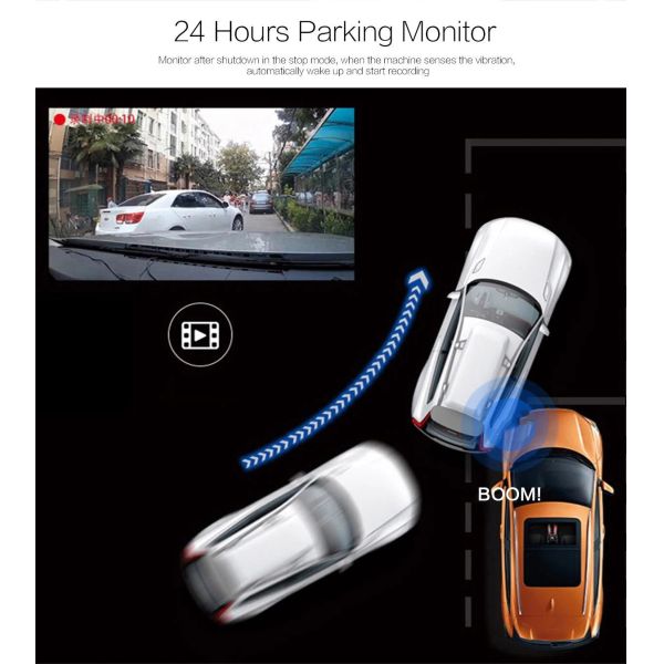 HD 720P 16G 32G Multimedia Player Hidden Parking Dash Cam For Car