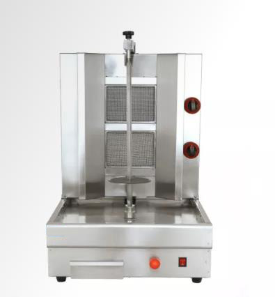 Gas Type LPG/NG Stainless Steel Middle Eastern Bbq Grill Shawarma Making Machine at Outlet