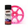 Aeropak Fluorescent Pink Rubber Spray Paint Removable Car Coating Paint for sale